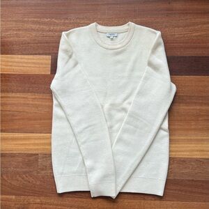 Reiss Cream Crewneck Sweater